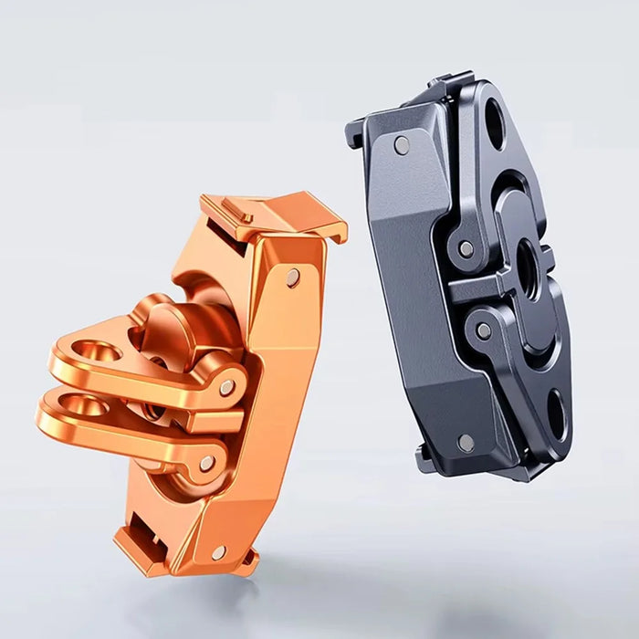 DJ-7 Magnetic Action Camera Mount Adapter for DJI Osmo Action Foldable Connector Tripod Quick Release Base with 1 / 4 Inch Thread - Orange - 7