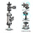 Camera Monitor Mount Wall Ceiling Bracket Double Ball Head 1 / 4 Interface Adjustable Swivel Stand - 5