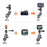 Camera Monitor Mount Wall Ceiling Bracket Double Ball Head 1 / 4 Interface Adjustable Swivel Stand - 6