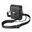 Universal Vintage Litchi Pattern Camera Bag PU Leather Protective Case with Shoulder Strap for Small Digital Cameras - Black - 1