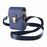 Universal Camera Bag PU Leather Lychee Texture Flip Lock Cover Protective Case with Adjustable Strap for Small Digital Cameras - Dark Blue - 1