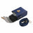 Universal Camera Bag PU Leather Lychee Texture Flip Lock Cover Protective Case with Adjustable Strap for Small Digital Cameras - Dark Blue - 2