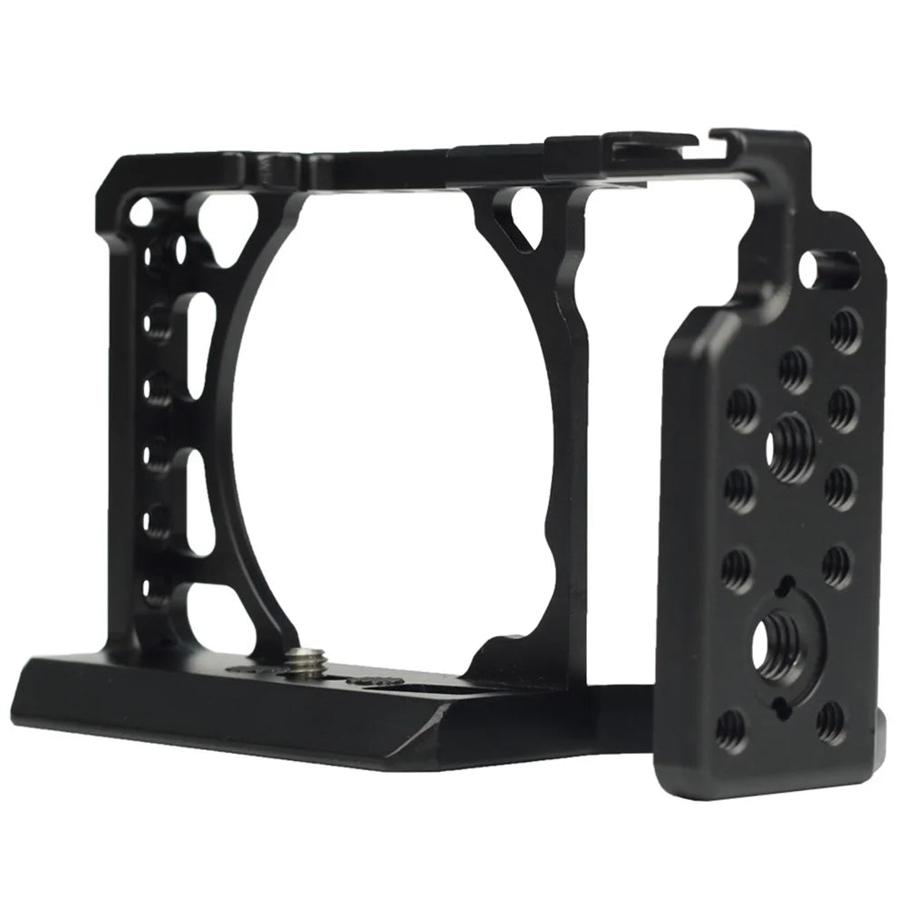 ADAI for Sony A6 SLR Camera Cage Aluminum Alloy Cold Shoe 1 / 4 Screw Hole Expansion Frame - 3