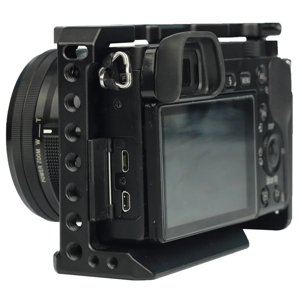 ADAI for Sony A6 SLR Camera Cage Aluminum Alloy Cold Shoe 1 / 4 Screw Hole Expansion Frame - 7