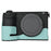 Camera Half Case for Sony A6700 Palm Texture Leather Ergonomic Grip Design Camera Base Protective Cover - Blue - 1