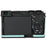 Camera Half Case for Sony A6700 Palm Texture Leather Ergonomic Grip Design Camera Base Protective Cover - Blue - 2