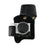 For Sony ZV-E10 Camera Case Vintage PU Leather Full Body Protective Cover with Lens Cap - Black - 5