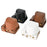For Sony ZV-E10 Camera Case Vintage PU Leather Full Body Protective Cover with Lens Cap - Black - 7