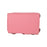 Palm Texture PU Leather Camera Case for Sony ZV-E10 Full Protection Cover with Hand Strap & Small Pouch - Pink - 3