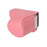 Palm Texture PU Leather Camera Case for Sony ZV-E10 Full Protection Cover with Hand Strap & Small Pouch - Pink - 6