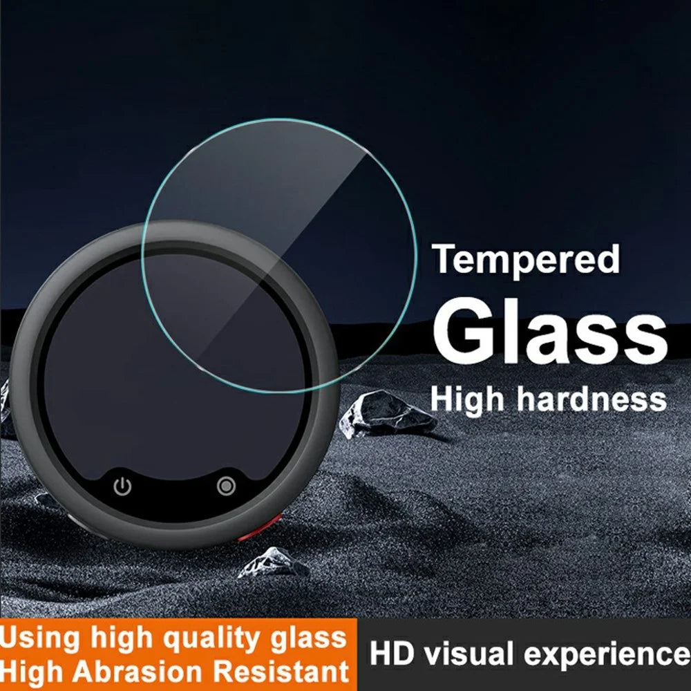 IMAK for Insta360 Mic Pro Screen Protector HD Anti-scratch Tempered Glass Film - 3