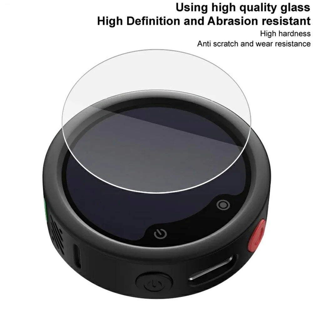 IMAK for Insta360 Mic Pro Screen Protector HD Anti-scratch Tempered Glass Film - 4