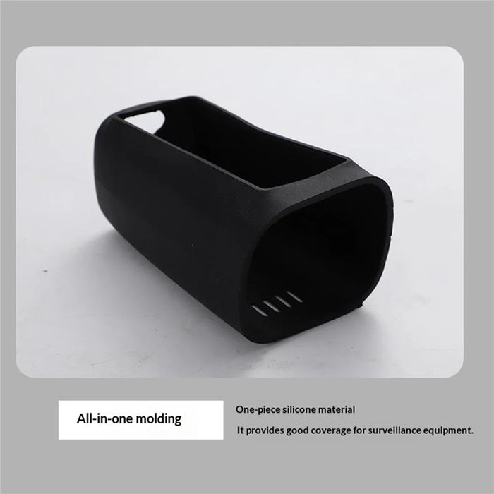 Silicone Case for EufyCam 3 Shockproof Protective Cover Outdoor Camera Housing - Black - 4