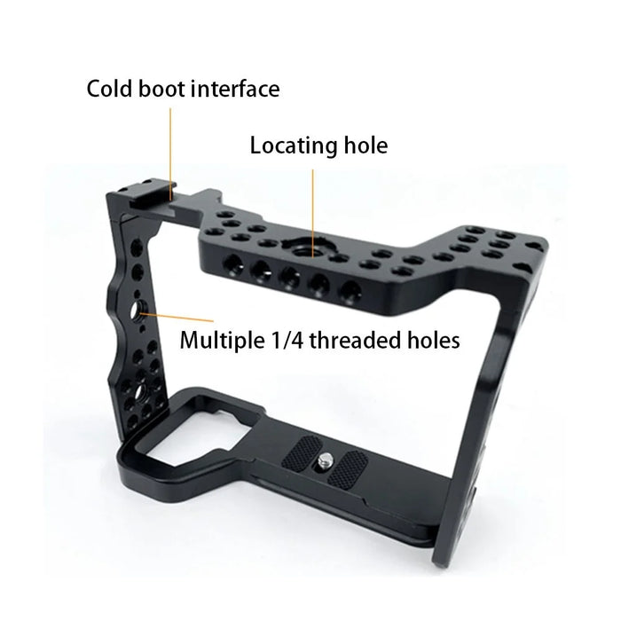 Aluminum Alloy Frame Cage for Sony A7 III (A7M3)  /  A7R3 (A7R III) Protective Cover Camera Accessories - 7