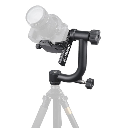 YELANGU A17 360 Degrees Horizontal Scale Aluminum Alloy Camera Gimbal Stabilizer Tripod Connection Stand - 1