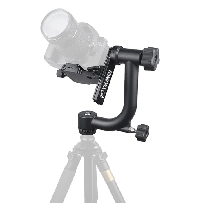 YELANGU A17 360 Degrees Horizontal Scale Aluminum Alloy Camera Gimbal Stabilizer Tripod Connection Stand - 1