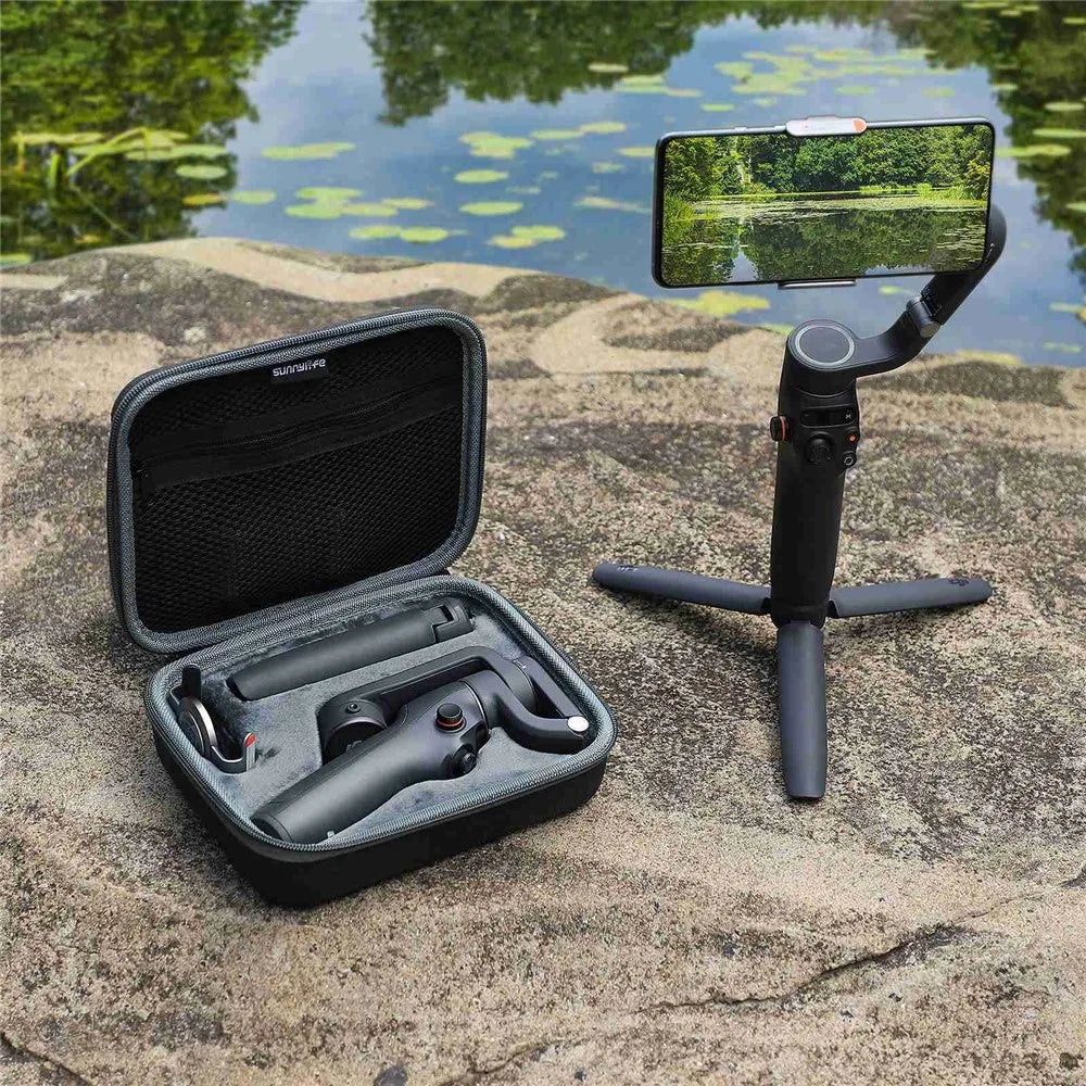 SUNNYLIFE OM6-B513 For DJI Osmo Mobile 6 Kit Accessories Storage Bag Portable Shockproof Carrying Case Zipper Protection Pouch - 3