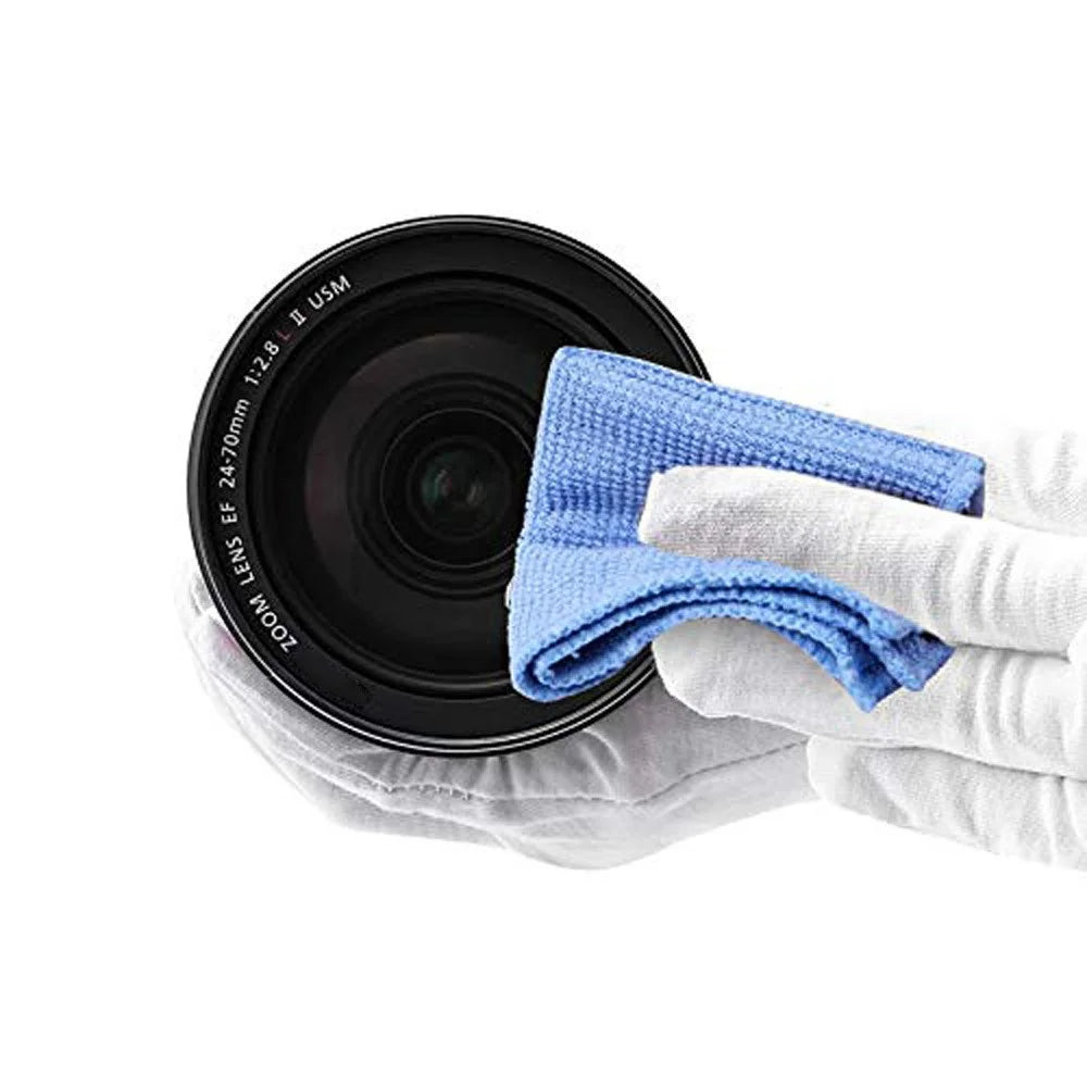 DSLR Lens Cleaning Cloth + Dual Carbon Head Cleaning Pen + Air Blower Camera Lens Cleaning Kit - 4