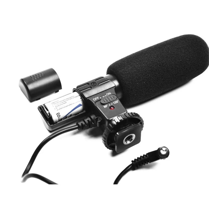 MIC-01 Mobile Phone Camera Microphone Professional Interview Capacitive Microphone for Live Streaming, Video Recording - 5