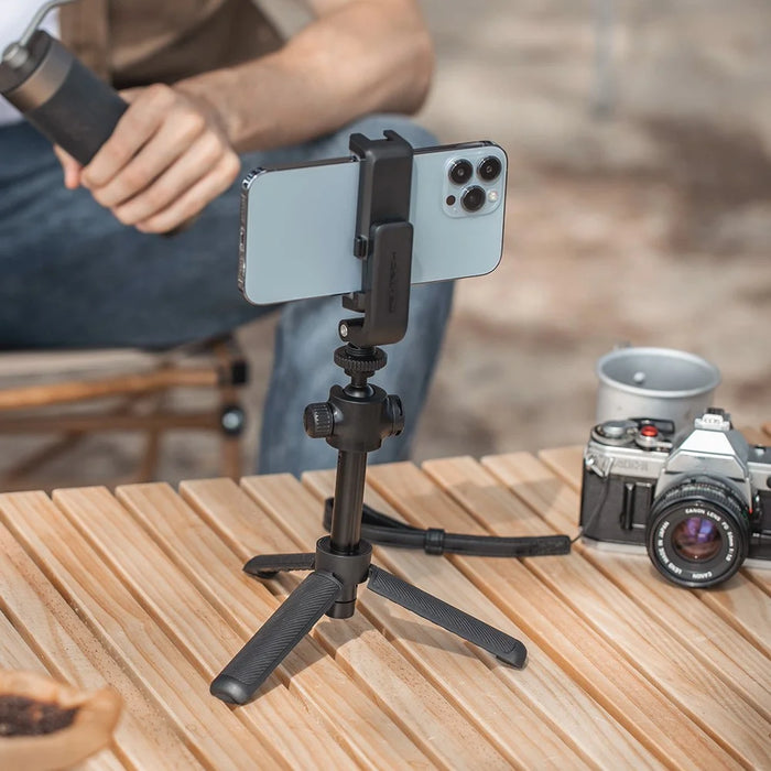 PGYTECH P-CG-140 Portable Phone Holder Clip with Dual Cold Shoe Mount for Live Streaming Video Recording - 3