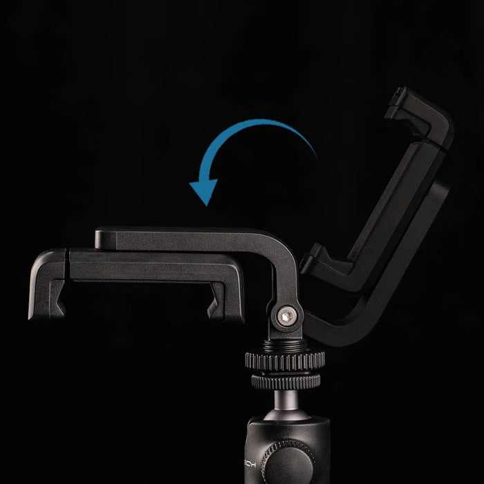 PGYTECH P-CG-140 Portable Phone Holder Clip with Dual Cold Shoe Mount for Live Streaming Video Recording - 5