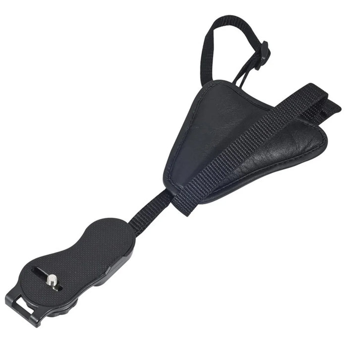 Camera Hand Strap PU Leather Secure Camera Grip Padded Anti-slip Camera Wrist Strap for DSLR SLR Cameras - 1
