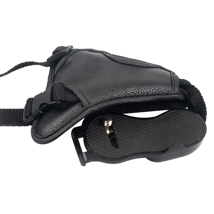 Camera Hand Strap PU Leather Secure Camera Grip Padded Anti-slip Camera Wrist Strap for DSLR SLR Cameras - 4