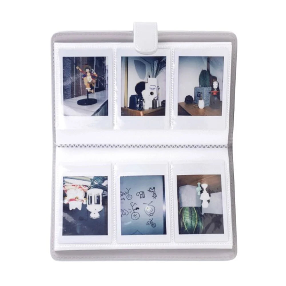 3-inch Mini Photo Album for Gopro Hero 12 / Fujifilm Instax Mini 11 9 8+ 8 90 70 26 25 7s 50s PU Leather 108 Pockets Album - Paint Rainbow - 2