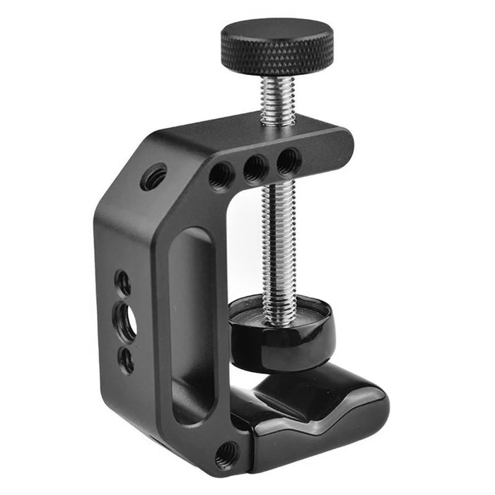 G-25 Universal G-Clamp 1 / 4'' and 3 / 8'' Thread Hole Quick Release Desktop Mount Holder Clip for Photo Photography - 2