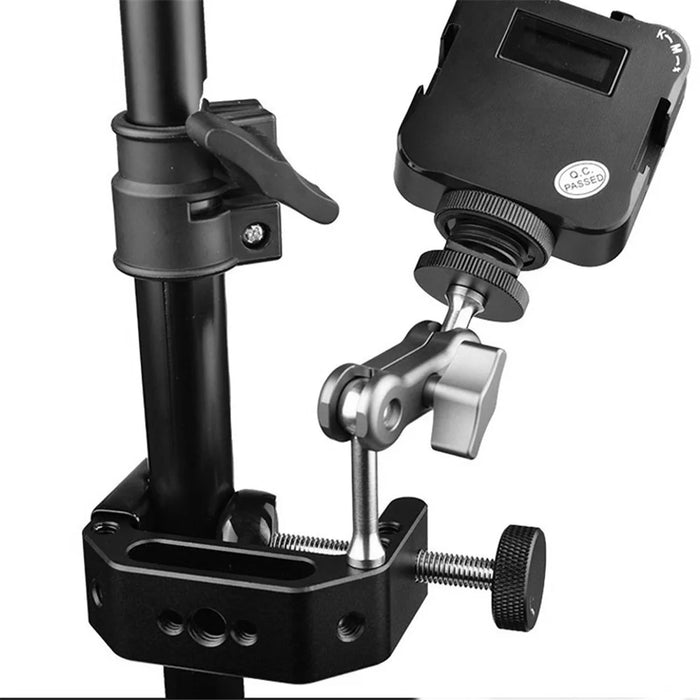 G-25 Universal G-Clamp 1 / 4'' and 3 / 8'' Thread Hole Quick Release Desktop Mount Holder Clip for Photo Photography - 4