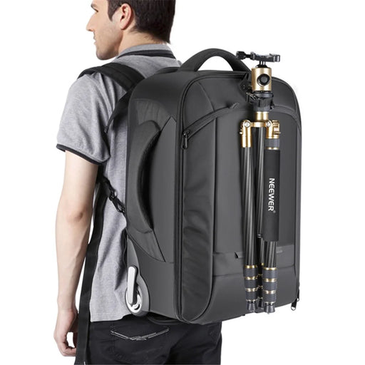 NEEWER NW3300 55x35x26CM Convertible Wheeled Camera Bag Backpack Luggage Trolley Case with Detachable Partition Pads - 2
