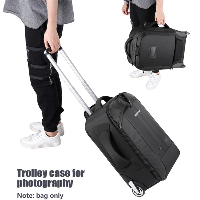 NEEWER NW3300 55x35x26CM Convertible Wheeled Camera Bag Backpack Luggage Trolley Case with Detachable Partition Pads - 6