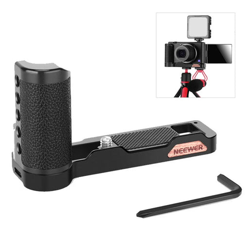 NEEWER For Sony ZV1 Handheld Camera Grip Metal Handle Grip Holder with Quick Release Plate Base - 1