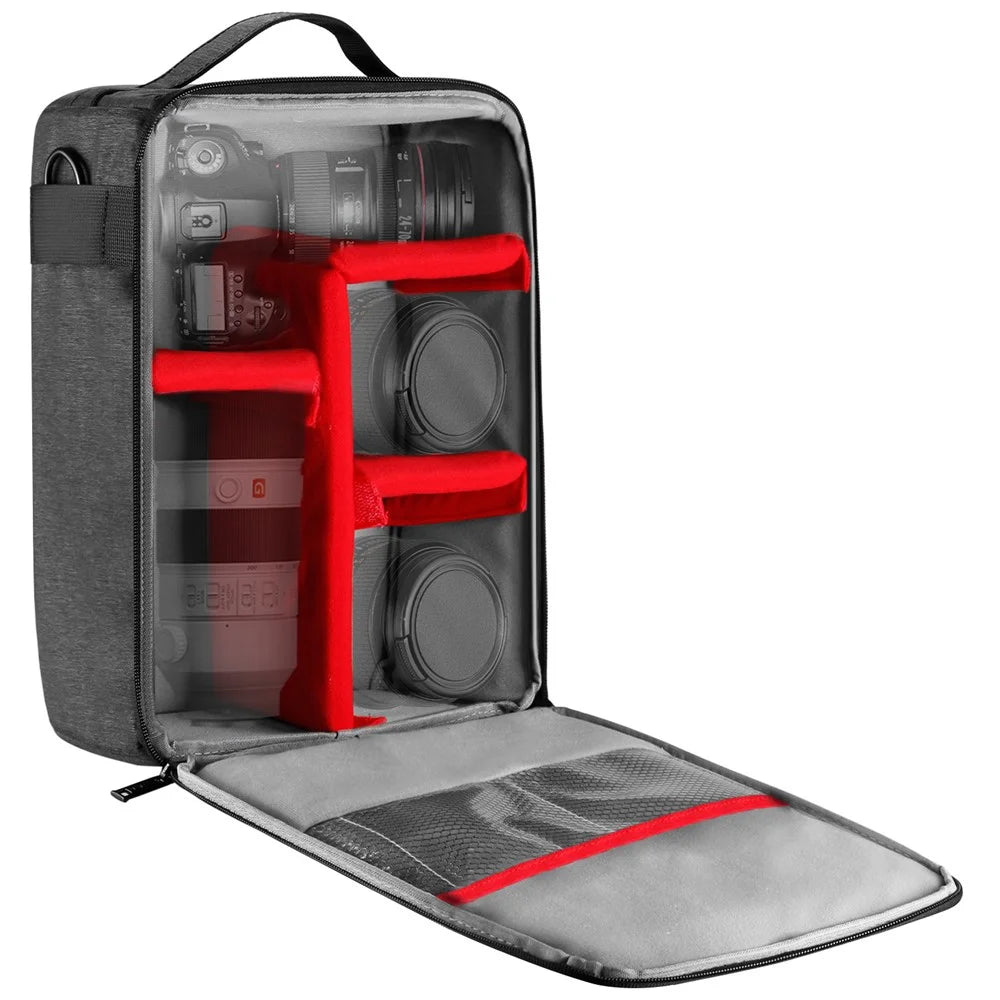 NEEWER NW-747 Digital DSLR Camera Lens Storage Handbag Waterproof Nylon Shoulder Bag - 2