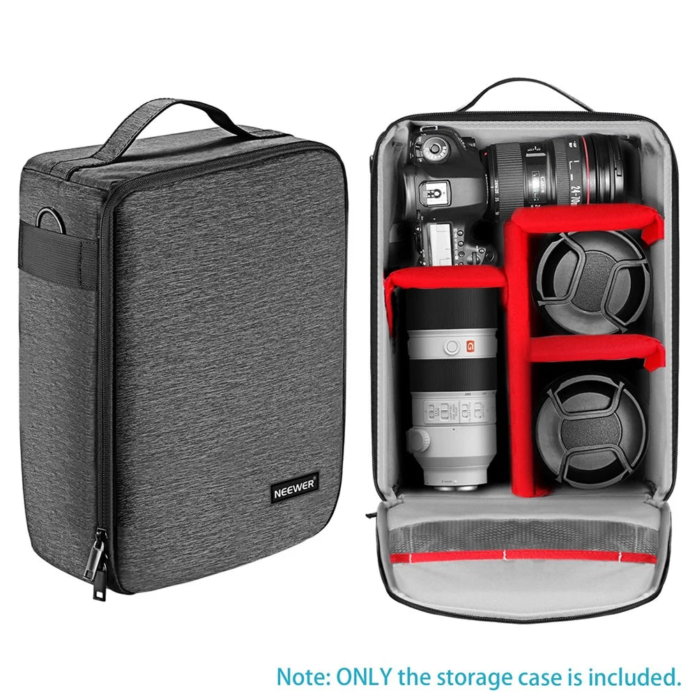 NEEWER NW-747 Digital DSLR Camera Lens Storage Handbag Waterproof Nylon Shoulder Bag - 4
