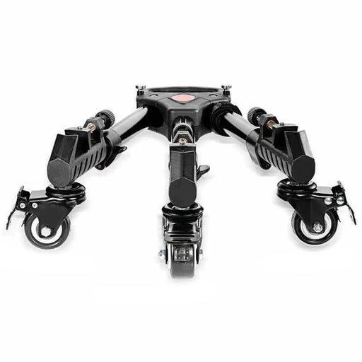 NEEWER NW-600 Middle Size Aluminum Alloy Stretchable Pulley Photography Tripod Mute 3 Wheels Pulley Base - 1