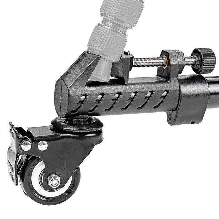 NEEWER NW-600 Middle Size Aluminum Alloy Stretchable Pulley Photography Tripod Mute 3 Wheels Pulley Base - 5