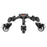 NEEWER NW-600 Large Size Photography Tripod Stretchable Pulley Stand Mute 3 Wheels Aluminum Alloy Pulley Base - 1