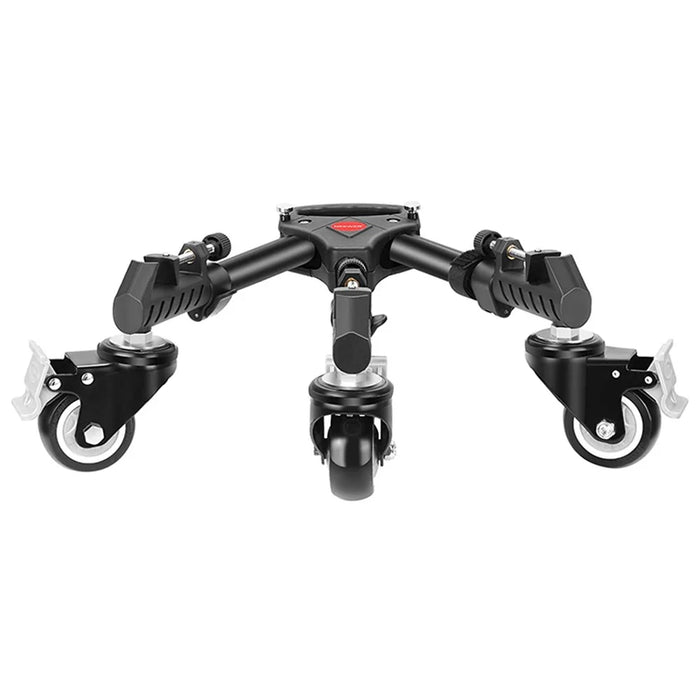 NEEWER NW-600 Large Size Photography Tripod Stretchable Pulley Stand Mute 3 Wheels Aluminum Alloy Pulley Base - 1