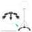 NEEWER NW-600 Large Size Photography Tripod Stretchable Pulley Stand Mute 3 Wheels Aluminum Alloy Pulley Base - 3
