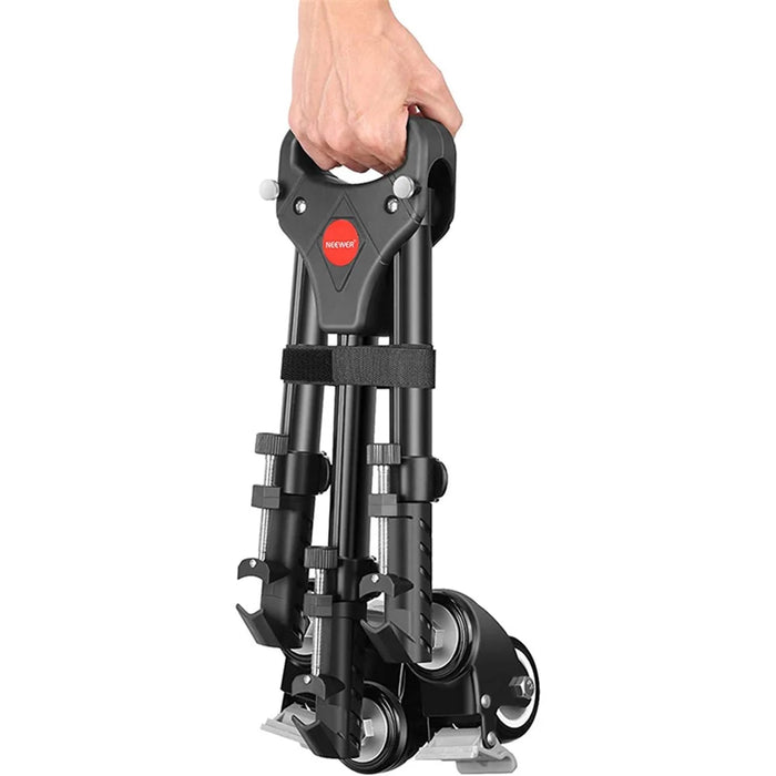NEEWER NW-600 Large Size Photography Tripod Stretchable Pulley Stand Mute 3 Wheels Aluminum Alloy Pulley Base - 4