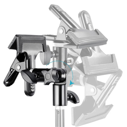 NEEWER NW-176 Reflector Holder Clamp Metal Clip Light Stand Attachment Fix Adapter for Photo Studio - 2