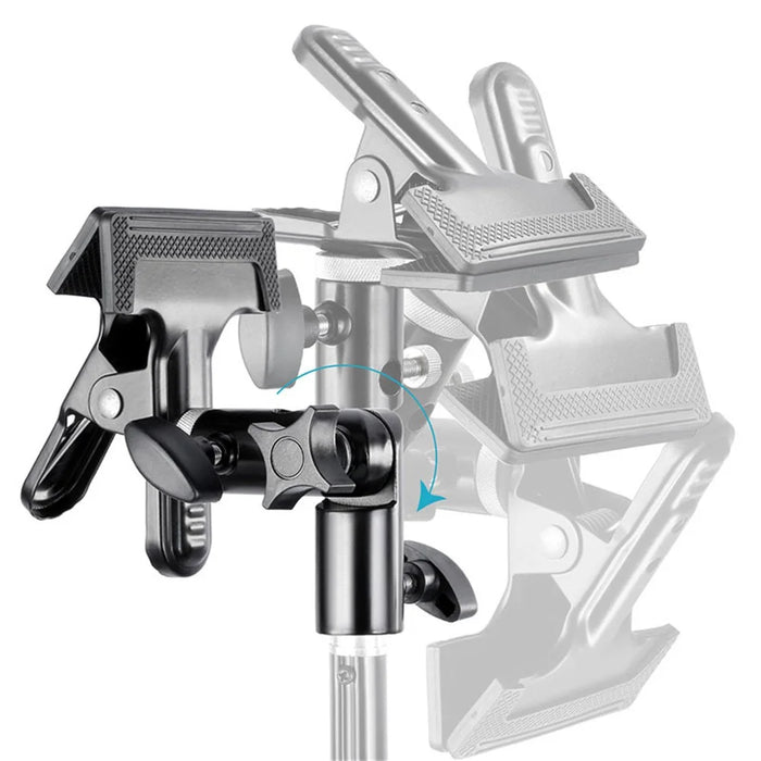 NEEWER NW-176 Reflector Holder Clamp Metal Clip Light Stand Attachment Fix Adapter for Photo Studio - 2