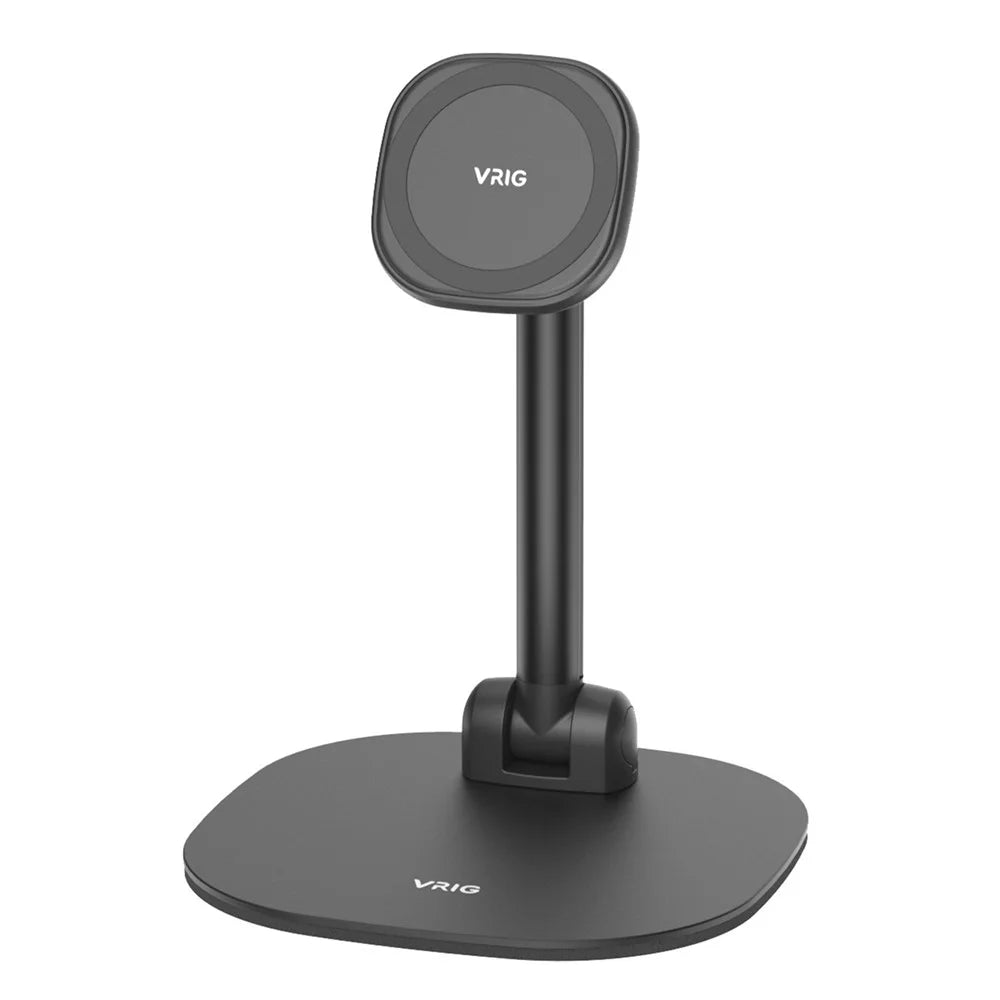 VRIG MG-04 Magnetic Phone Desk Stand for iPhone 14 / 13 / 12 Series / Compatible with Magsafe Case Adjustable Cell Phone Holder - 1