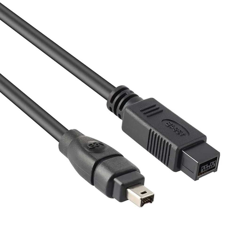 JUNSUNMAY 3m IEEE 1394 FireWire Cable 800 9Pin to 400 4Pin Data Transfer Adapter Cord - 5