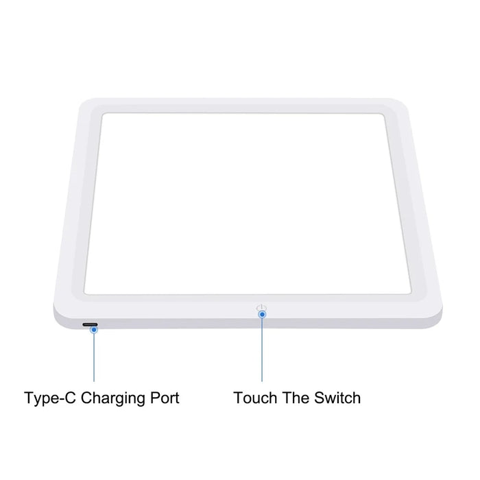 PULUZ PU5131W 20cm Photography Shadowless Bottom Light Lamp Panel for Photo Studio Shoot Tent Box - 3