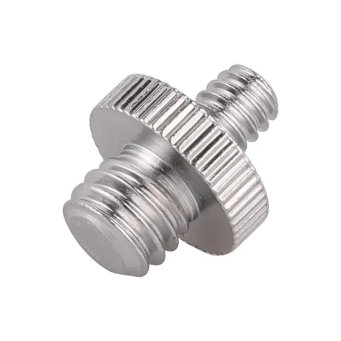 F005 3 / 8 inch to 1 / 4 inch Threaded Camera Tripod Iron Screw Adapter Double Head Mounting Screw Converter - 1