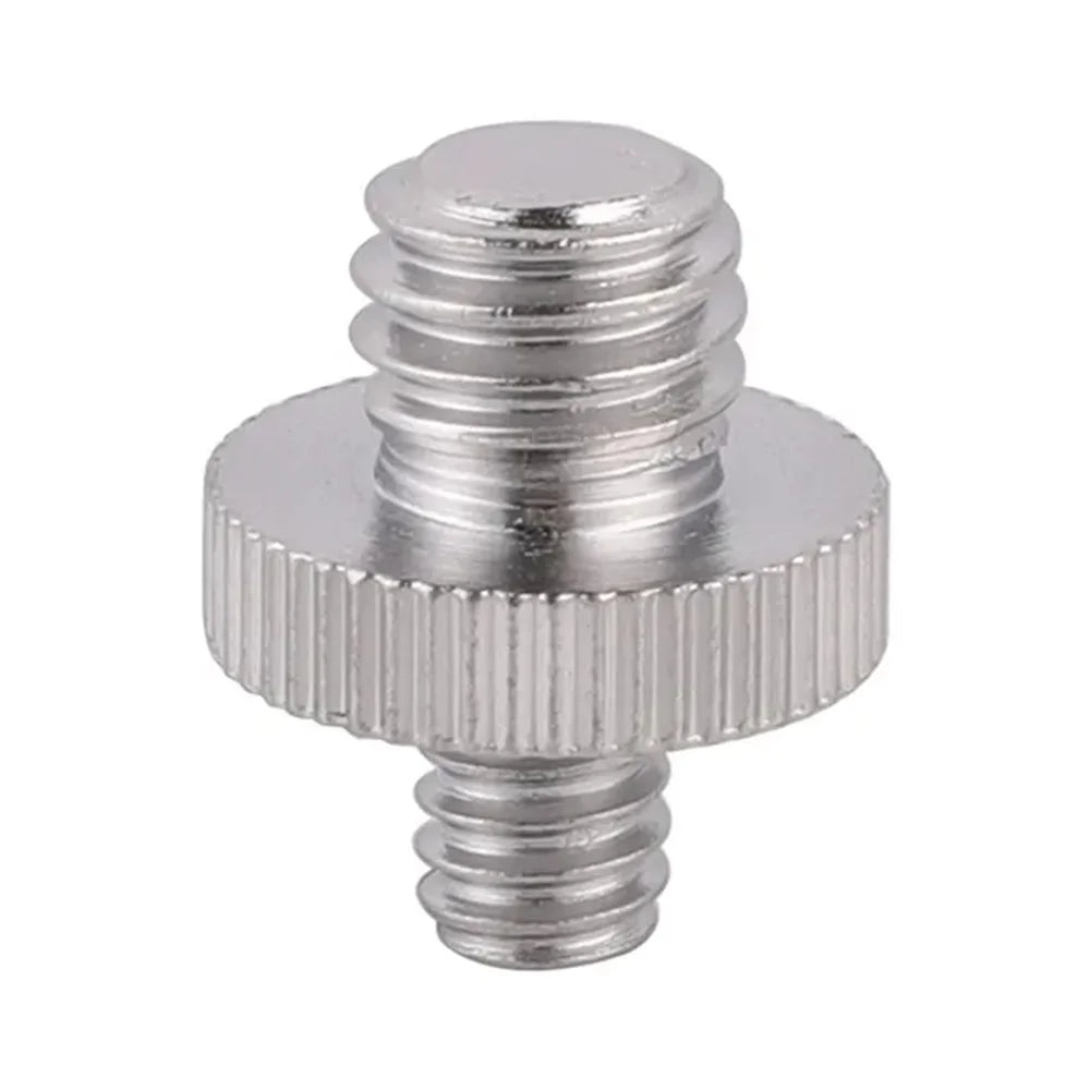 F005 3 / 8 inch to 1 / 4 inch Threaded Camera Tripod Iron Screw Adapter Double Head Mounting Screw Converter - 2