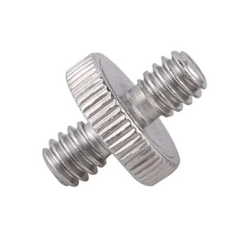 F004 1 / 4 inch to 1 / 4 inch Threaded Iron Screw Adapter Camera Tripod Mounting Double Head Screw Converter - 1