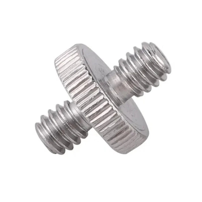 F004 1 / 4 inch to 1 / 4 inch Threaded Iron Screw Adapter Camera Tripod Mounting Double Head Screw Converter - 1